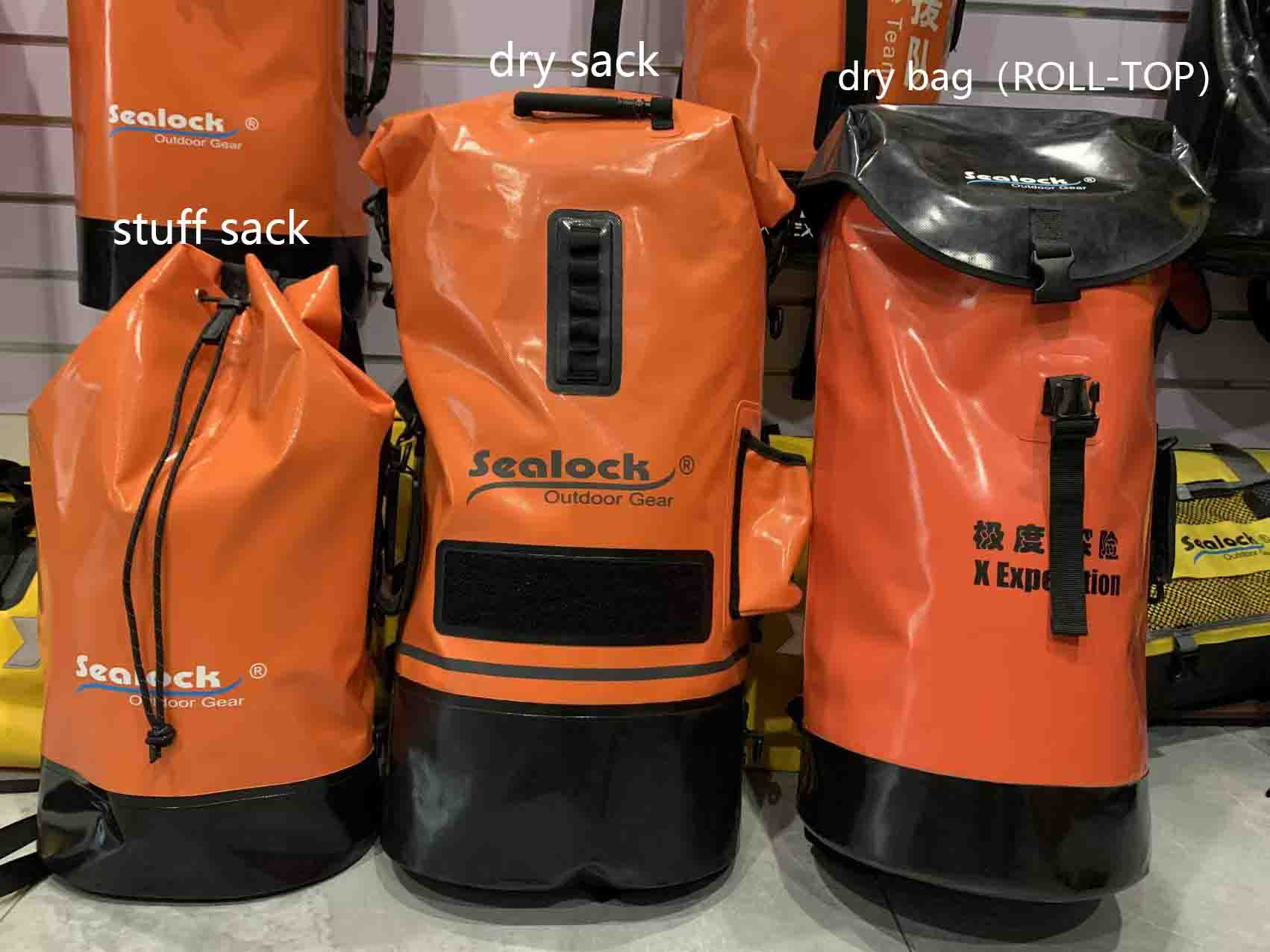Dry Bag vs Dry Sack vs Stuff Sack