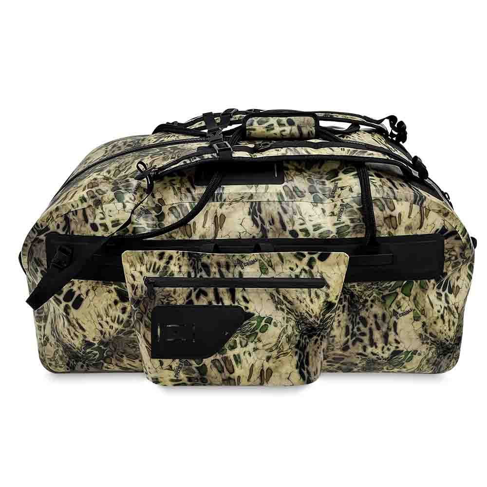 Vodeodolná taška Camo Duffel s odnímateľným predným vreckom (IPX6)